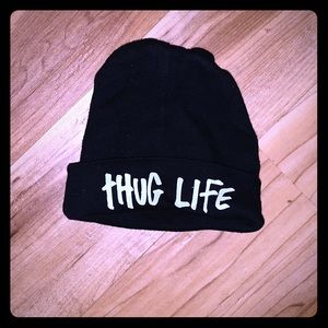 Thug life beanie for toddler